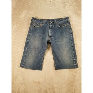 VTG Levi's 505 Men's Cut Off Shorts Fits 38x12 Hipster Capri Looking Shorts